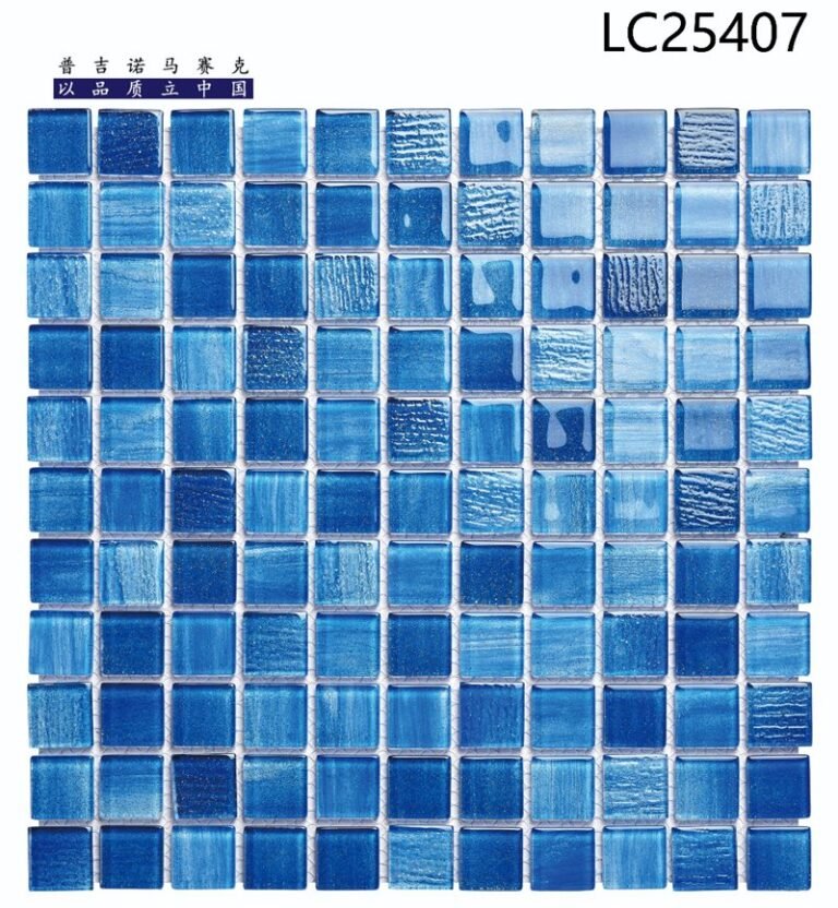 CM-CR-062 Cobalt Blue Mix Crystal Glass Mosaic Tile mosaic tile