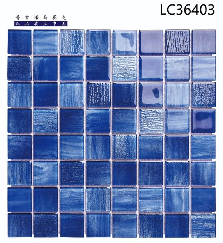 CM-CR-069 Deep Blue Mix Crystal Glass Mosaic Tile mosaic tile