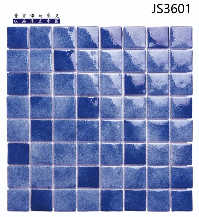 CM-CR-084 Deep Blue Gradient Crystal Glass Mosaic Tile mosaic tile