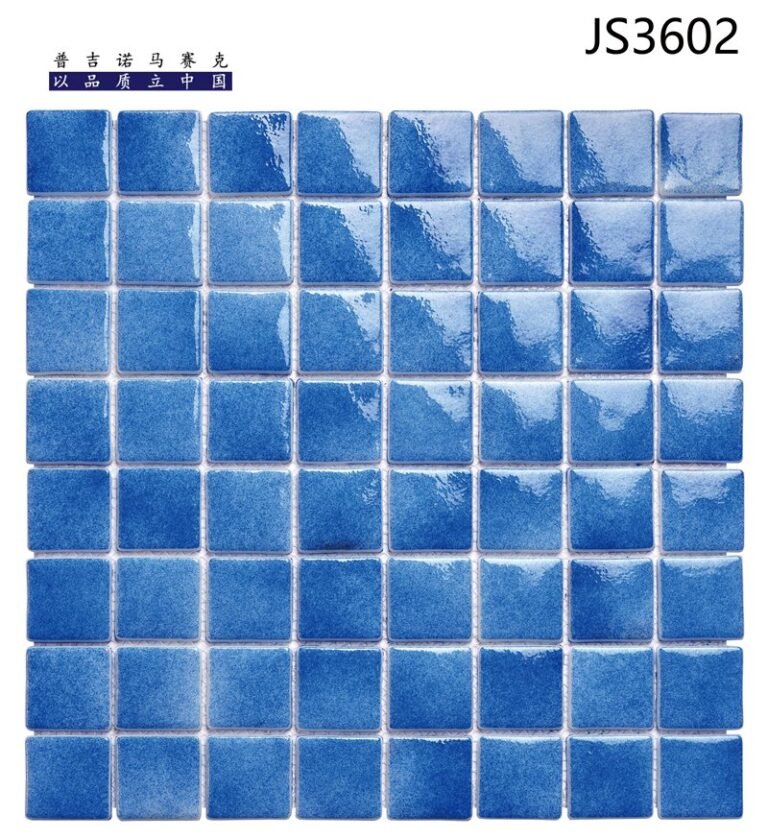CM-CR-085 Royal Blue Gradient Crystal Glass Mosaic Tile mosaic tile