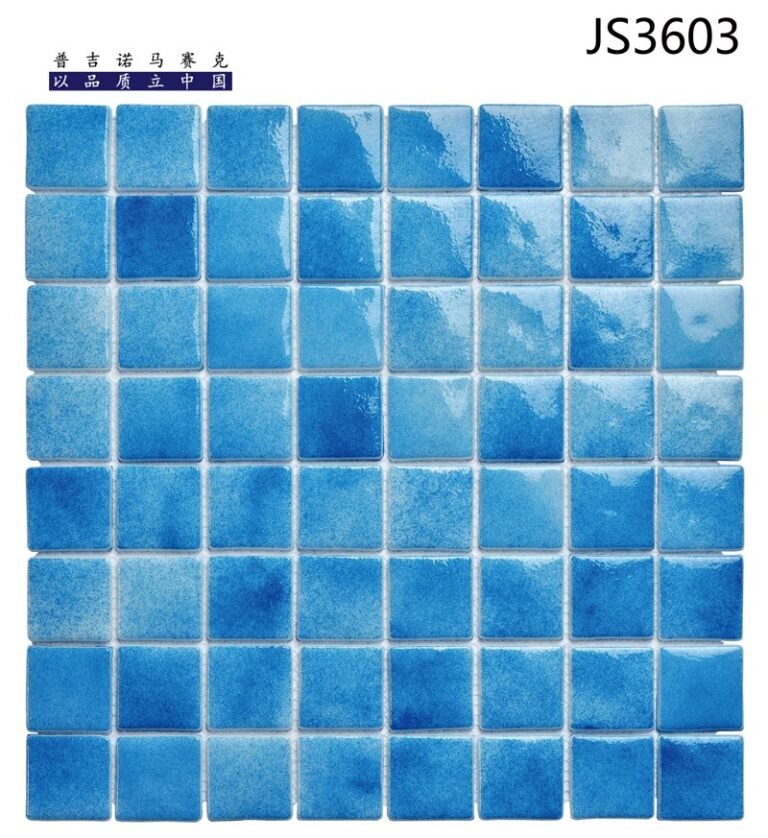 CM-CR-086 Blue Gradient Crystal Glass Mosaic Tile mosaic tile