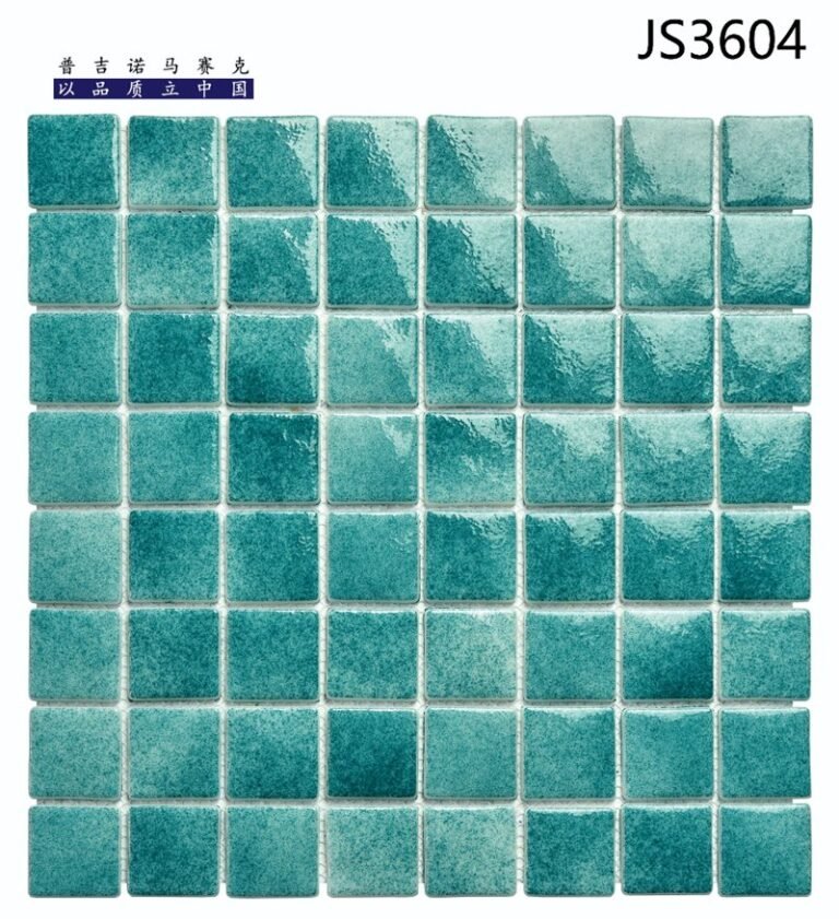 CM-CR-087 Teal Gradient Crystal Glass Mosaic Tile mosaic tile