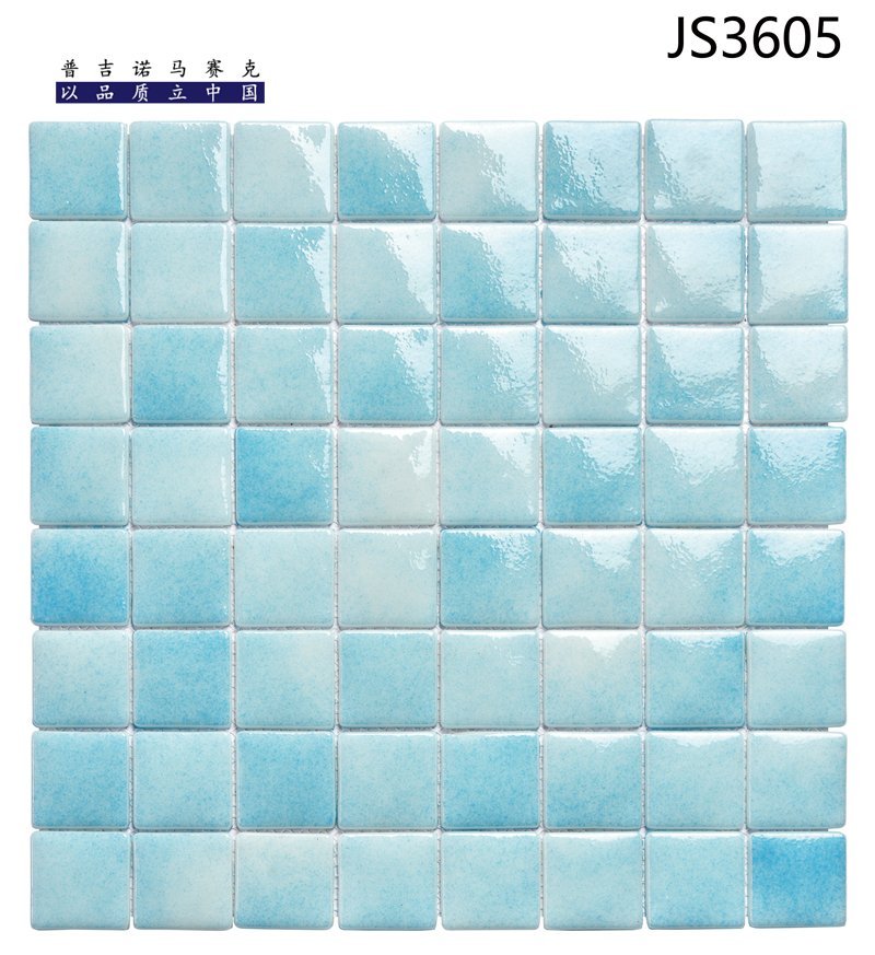 CM-CR-088 Aqua Gradient Crystal Glass Mosaic Tile mosaic tile