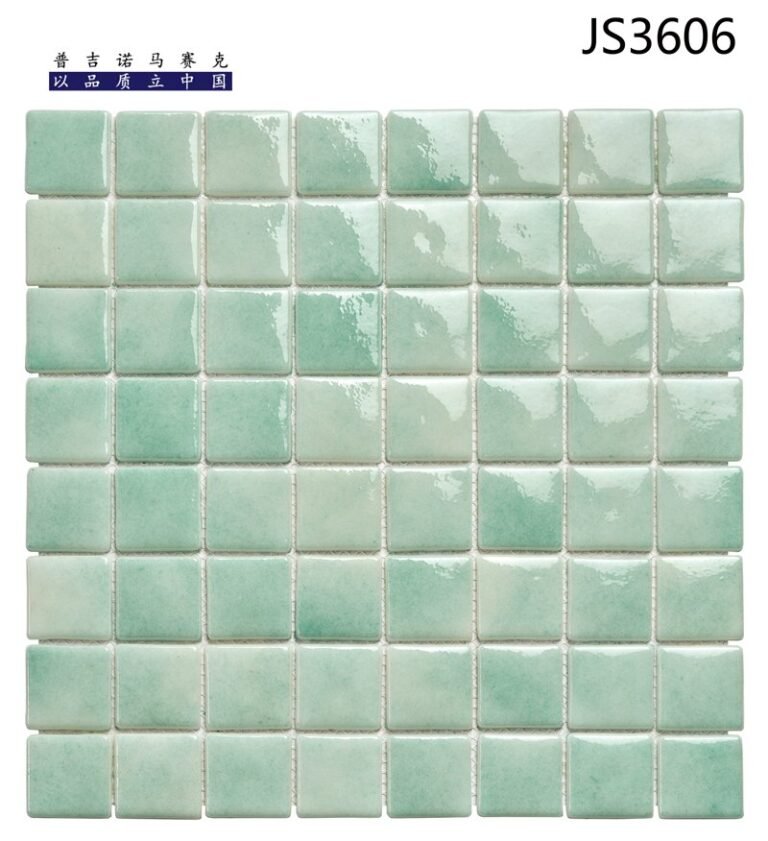 CM-CR-089 Sea Green Gradient Crystal Glass Mosaic Tile mosaic tile
