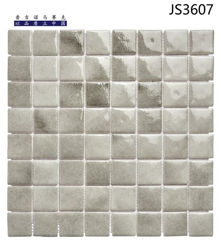 CM-CR-090 Sage Green Gradient Crystal Glass Mosaic Tile mosaic tile