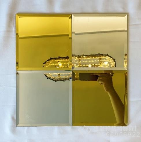 CM-MR-007 Gold and Silver Mirror Mosaic Tile mosaic tile