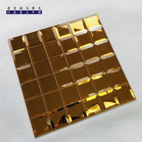 CM-MR-017 Golden Bronze Mirror Mosaic Tile mosaic tile