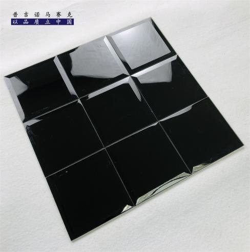 CM-MR-029 Black Beveled Mirror Mosaic Tile mosaic tile