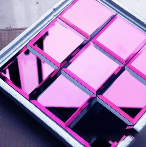 CM-MR-037 Magenta Mirror Mosaic Tile mosaic tile