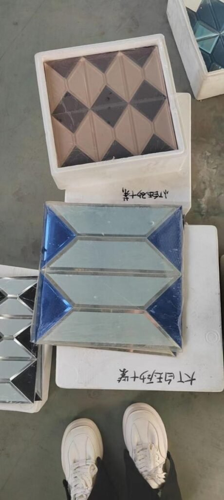 CM-MR-045 Silver Mirror Mix Mosaic Tile mosaic tile