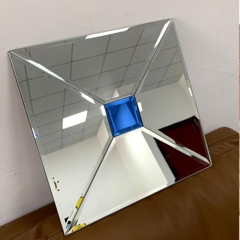 CM-MR-070 Silver Beveled Blue Mirror Mosaic Tile mosaic tile
