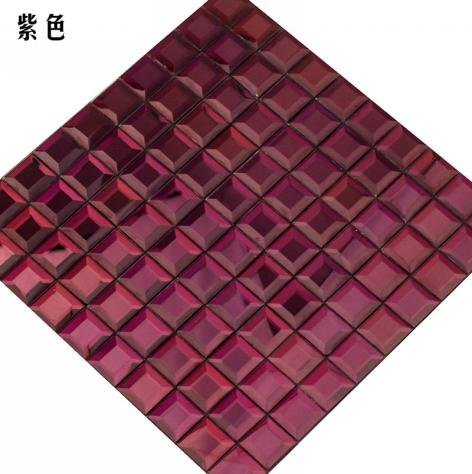 CM-MR-072 Purple Diamond Mirror Mosaic Tile mosaic tile