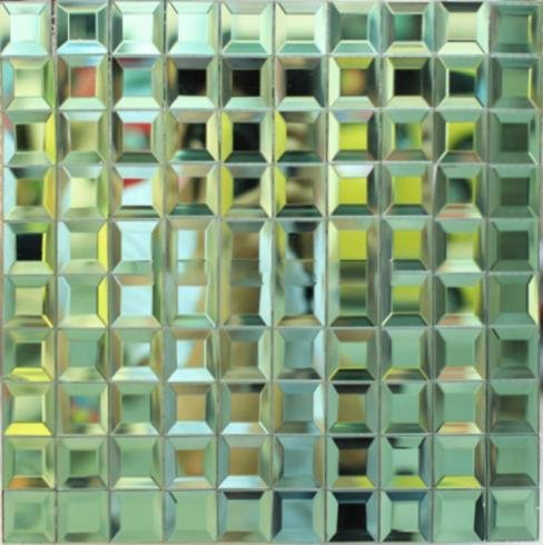 CM-MR-087 Antique Silver Mirror Mosaic Tile mosaic tile