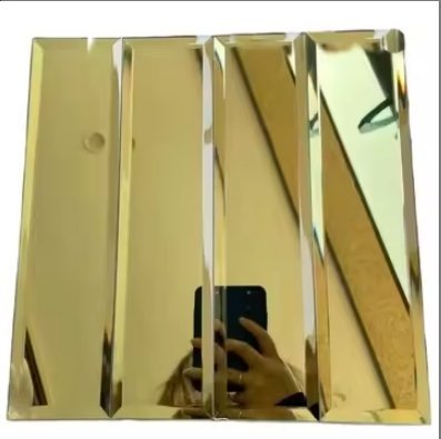 CM-MR-108 Gold Strip Mirror Mosaic Tile mosaic tile
