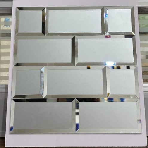 CM-MR-113 Silver Metro Tile Mirror Mosaic Tile mosaic tile