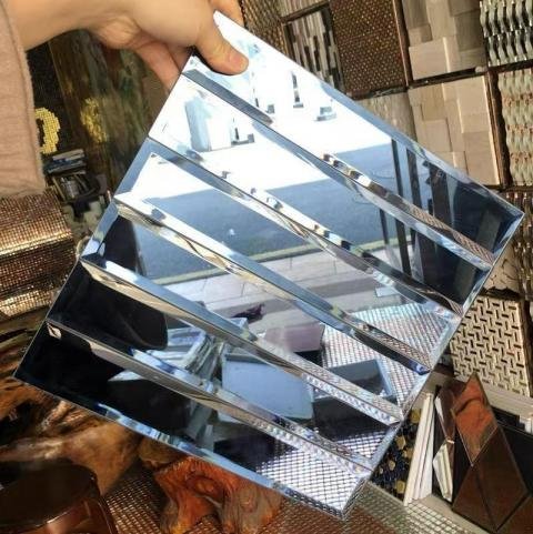 CM-MR-121 Silver Beveled Strip Mirror Mosaic Tile mosaic tile