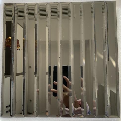 CM-MR-131 Silver Grey Strip Mirror Mosaic Tile mosaic tile