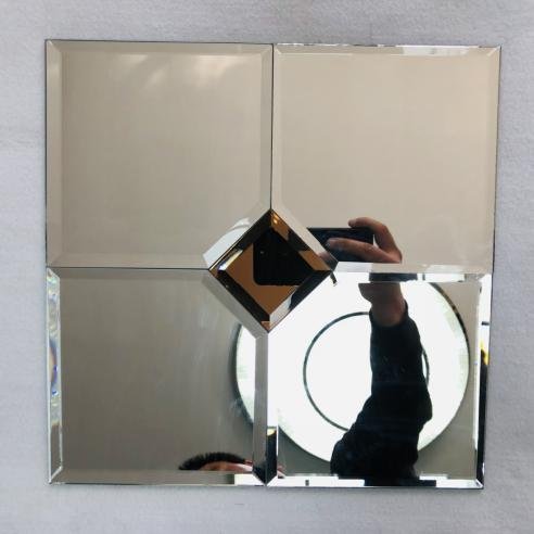 CM-MR-160 Silver 3D Pyramid Mirror Mosaic Tile mosaic tile