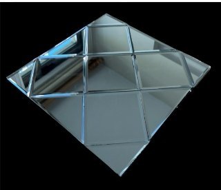 CM-MR-165 Silver 3D Pyramid Mirror Mosaic Tile mosaic tile