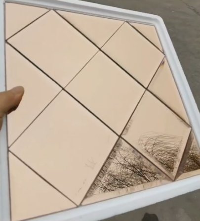 CM-MR-167 Beige Mirror Mosaic Tile mosaic tile