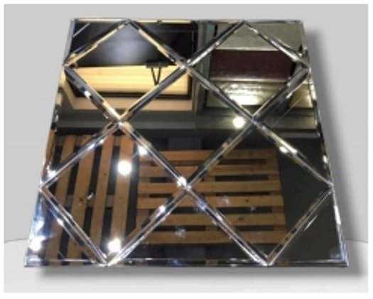 CM-MR-168 Bronze and Silver Diamond Mirror Mosaic Tile mosaic tile