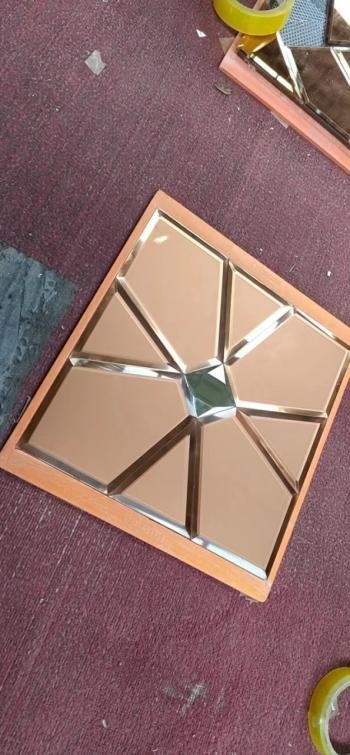 CM-MR-249 Bronze Frame Mirror Mosaic Tile mosaic tile