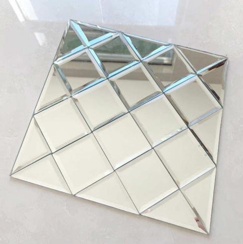 CM-MR-259 Silver Diamond Mirror Mosaic Tile mosaic tile