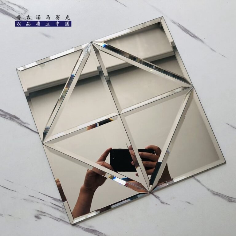 CM-MR-271 Silver Grey X Mirror Mosaic Tile mosaic tile