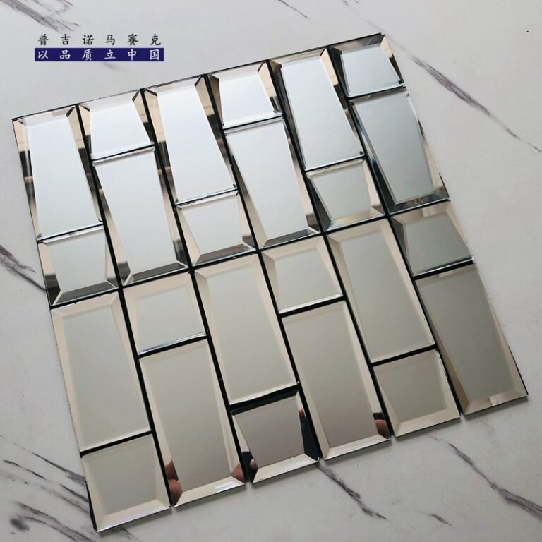 CM-MR-310 Silver Brick Strip Mirror Mosaic Tile mosaic tile