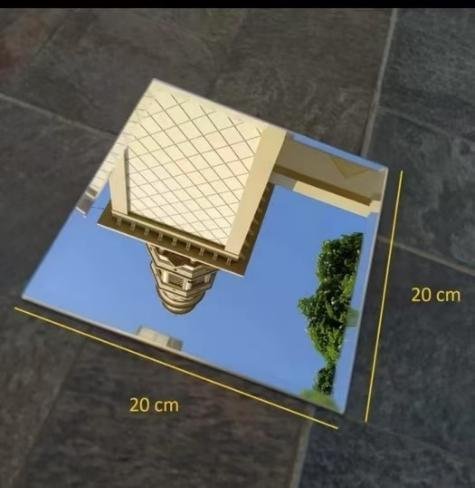 CM-MR-319 Silver Pyramid Mirror Mosaic Tile mosaic tile