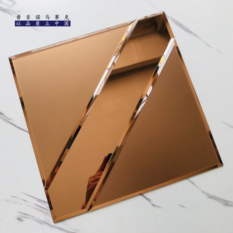 CM-MR-332 Copper Bronze Beveled Mirror Mosaic Tile mosaic tile