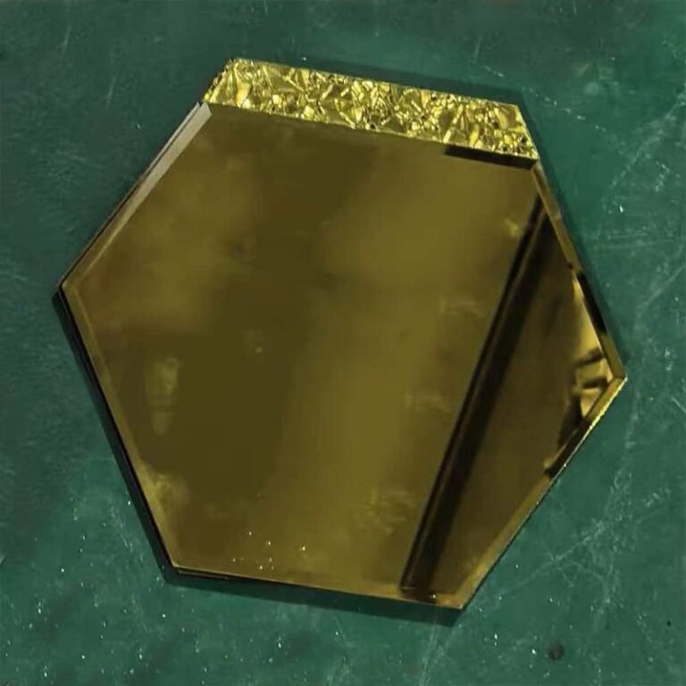 CM-MR-346 Gold Hexagon Mirror Mosaic Tile mosaic tile