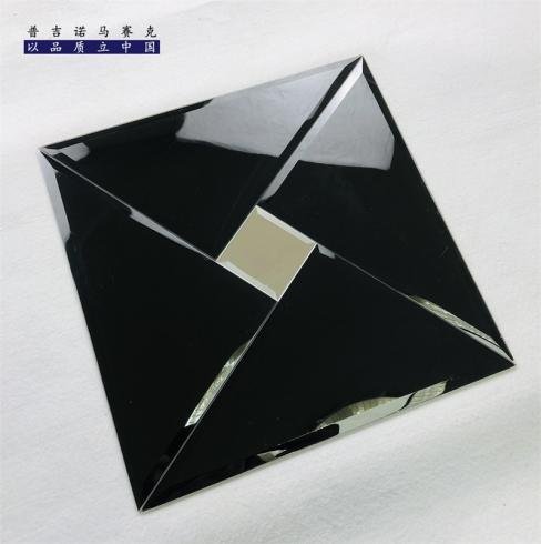 CM-MR-352 Black and Silver Diamond Mirror Mosaic Tile mosaic tile