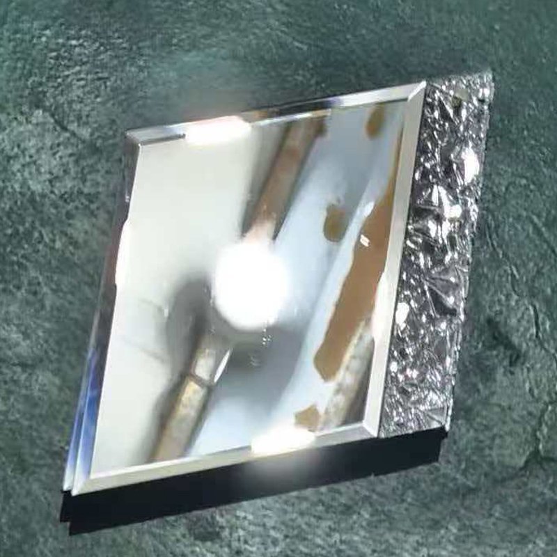 CM-MR-379 Silver Crackle Square Mirror Mosaic Tile mosaic tile