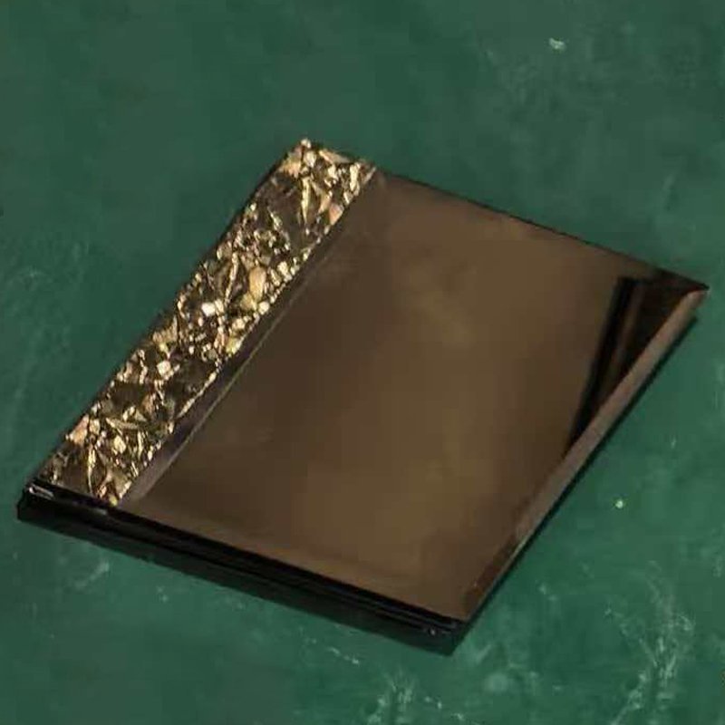 CM-MR-381 Bronze Crackle Diamond Mirror Mosaic Tile mosaic tile