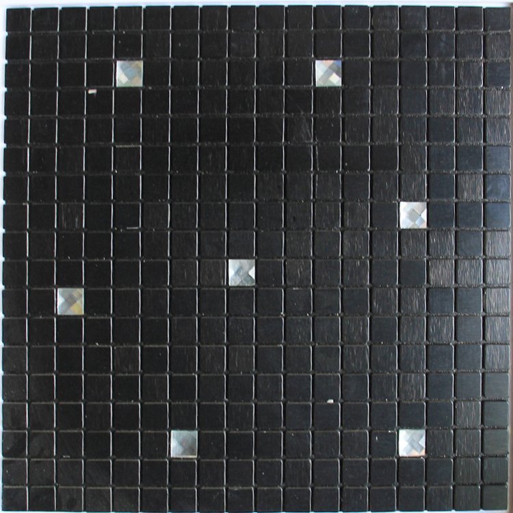 Black Square Metal Mosaic Tile CM-MT-014 mosaic tile