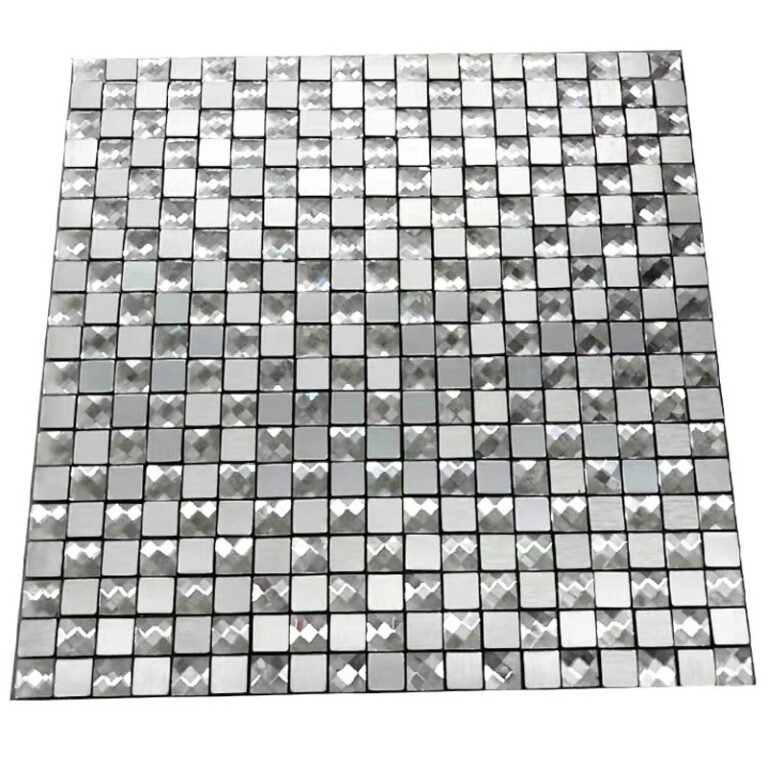 Silver Square Metal Mosaic Tile CM-MT-019 mosaic tile