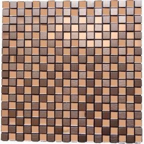 Rose Gold Square Metal Mosaic Tile CM-MT-025 mosaic tile