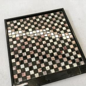 Silver Square Metal Mosaic Tile CM-MT-030 mosaic tile
