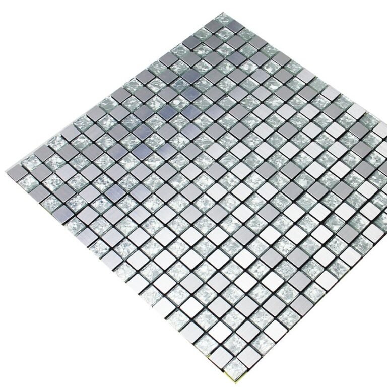 Silver Square Metal Mosaic Tile CM-MT-036 mosaic tile
