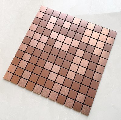 Rose Gold Square Metal Mosaic Tile CM-MT-043 mosaic tile