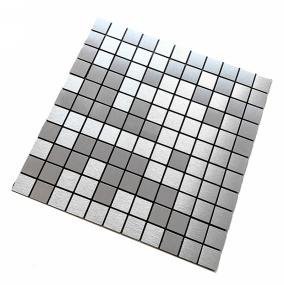 Silver Square Metal Mosaic Tile CM-MT-044 mosaic tile