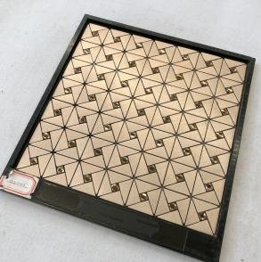 Beige Triangle Metal Mosaic Tile mosaic tile