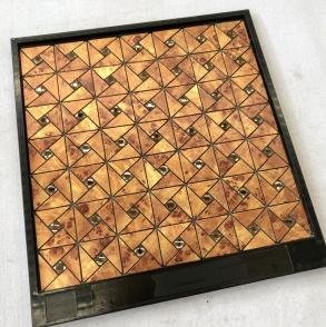 Bronze Ornamental Metal Mosaic Tile mosaic tile