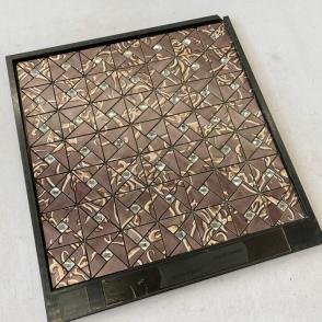 Bronze Ornamental Metal Mosaic Tile CM-MT-072 mosaic tile
