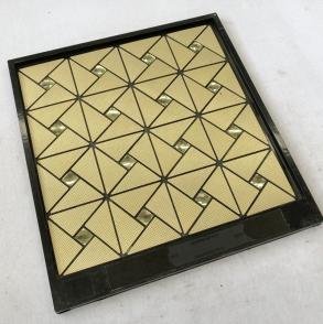 Gold Triangle Metal Mosaic Tile CM-MT-078 mosaic tile