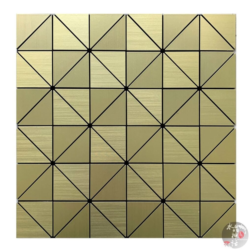 Gold Square Metal Mosaic Tile CM-MT-099 mosaic tile
