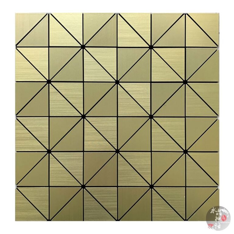 Gold Square Metal Mosaic Tile CM-MT-099 mosaic tile