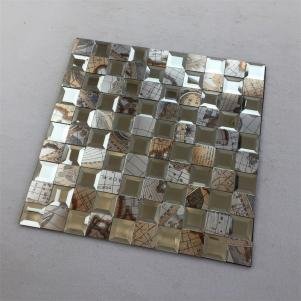 Silver Square Metal Mosaic Tile CM-MT-125 mosaic tile
