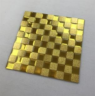 Gold Square Metal Mosaic Tile CM-MT-127 mosaic tile